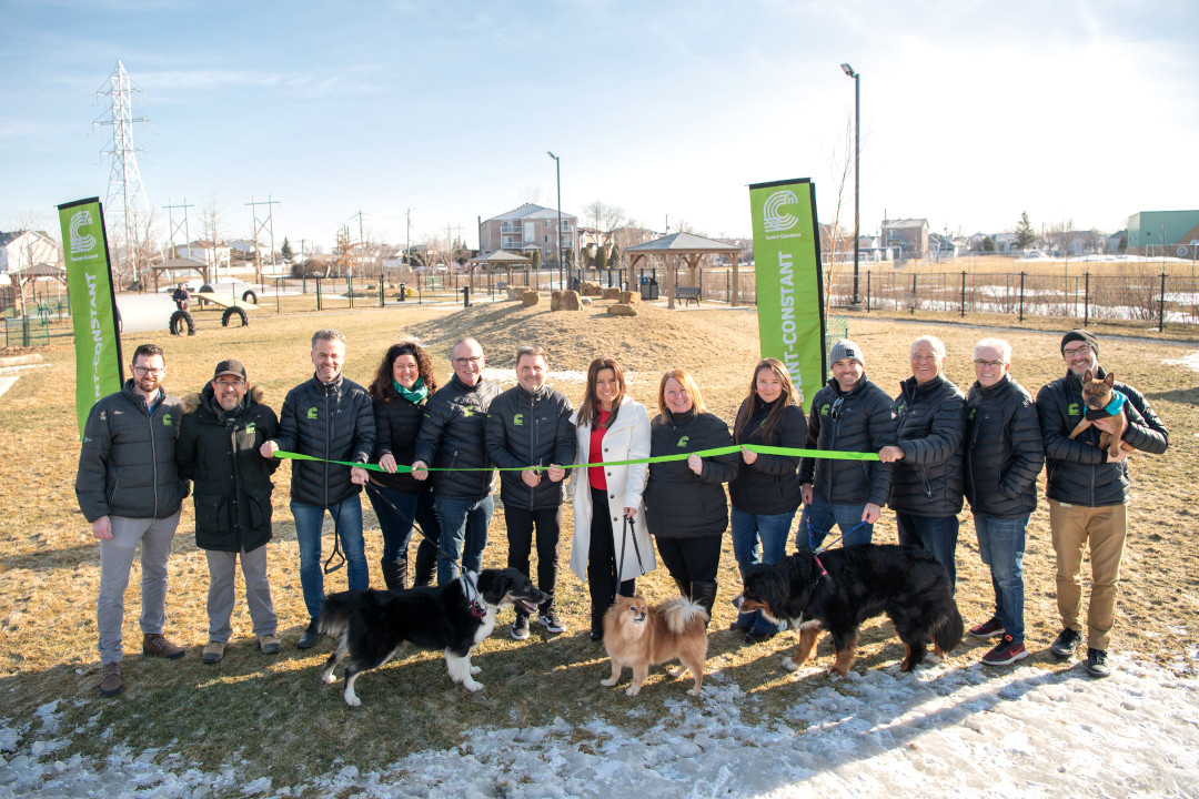 Inauguration du nouveau parc canin